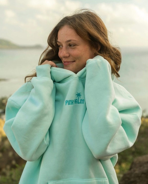 Pink Palm Puff Hoodies You Need Right Now