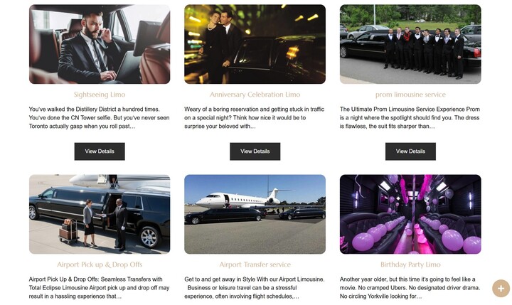 Anniversary Celebration Limo