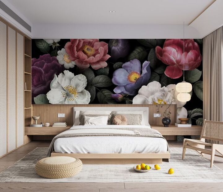 DIY Floral Peel and Stick Wallpaper Projects to Refresh Your Ho