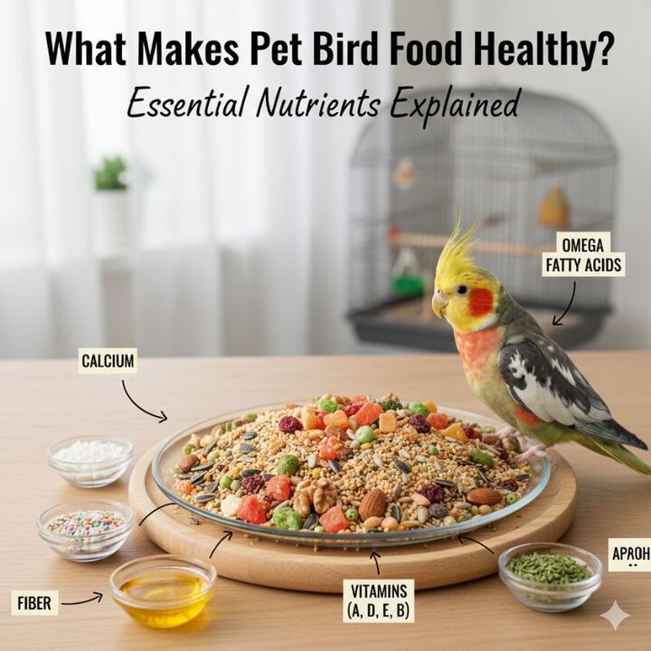 What Makes Pet Bird Food Healthy? Essential Nutrients Explained