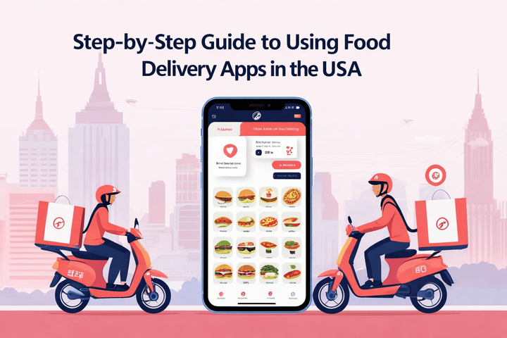 Step-by-Step Guide to Using Food Delivery Apps in the USA 
