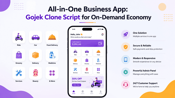 All-in-One Business App: Gojek Clone Script for On-Demand Econo