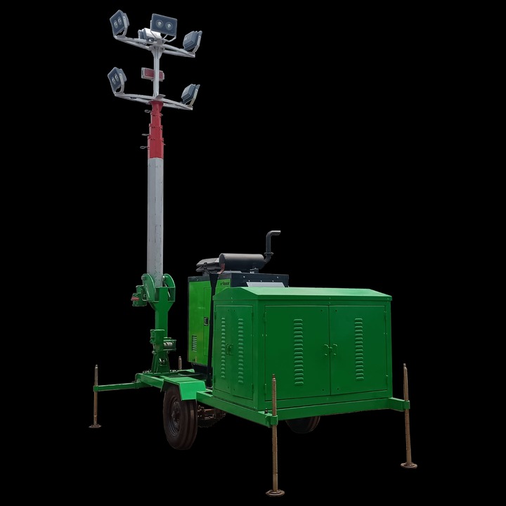 Energy-Efficient Mobile Lighting Tower for Modern Worksites
