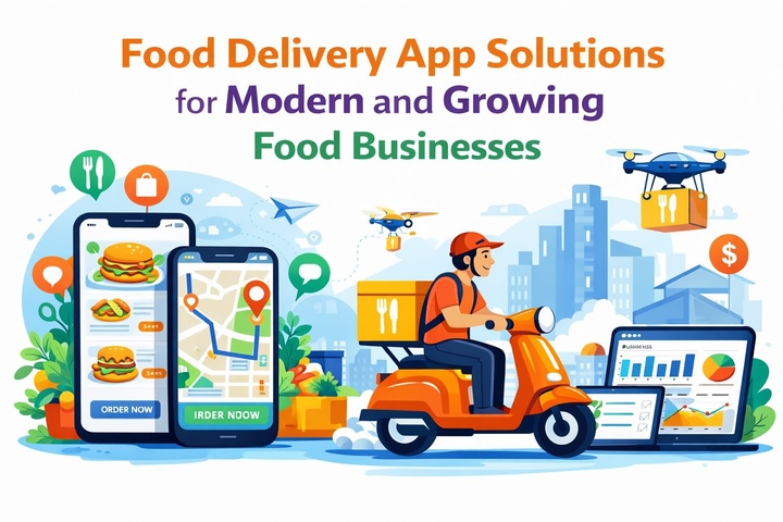 Food Delivery App Solutions for Modern and Growing Food Busines