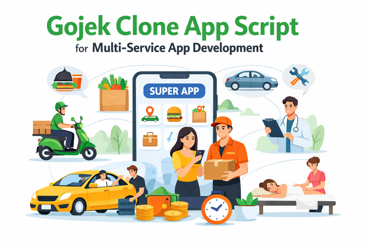 Gojek Clone App Script for Multi-Service App Development