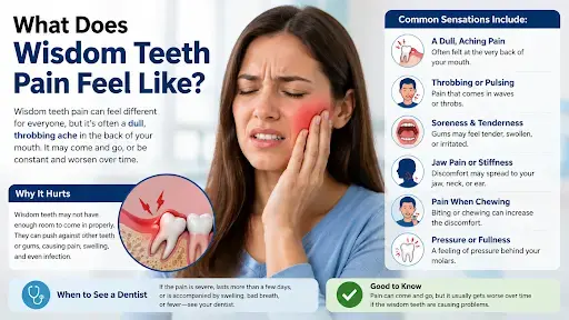 Erupted Wisdom Tooth: Symptoms, Pain, Care, and When It Should 