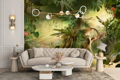 Forest Wallpaper for Living Rooms: Bringing Nature’s Serenity