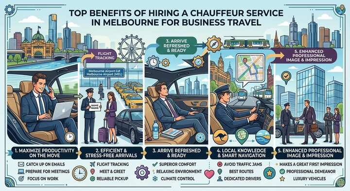 Top Benefits of Hiring a Chauffeur Service in Melbourne for Bus