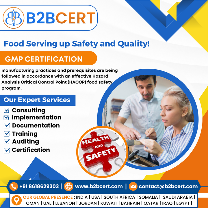 GMP Certification in California – Guarantee Product Safety and 