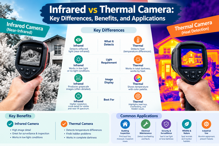Infrared vs Thermal Camera: Key Differences