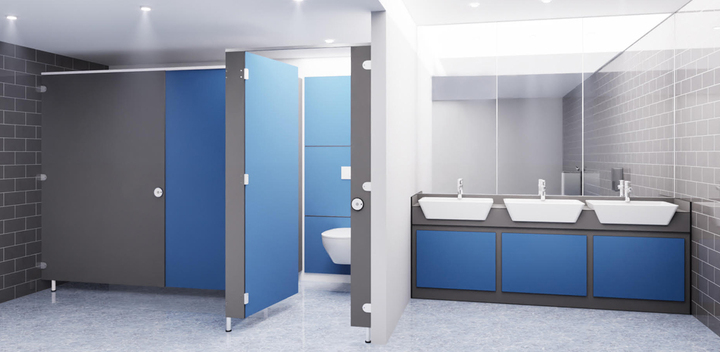 Full Height Privacy Toilet Cubicles Leeds Systems