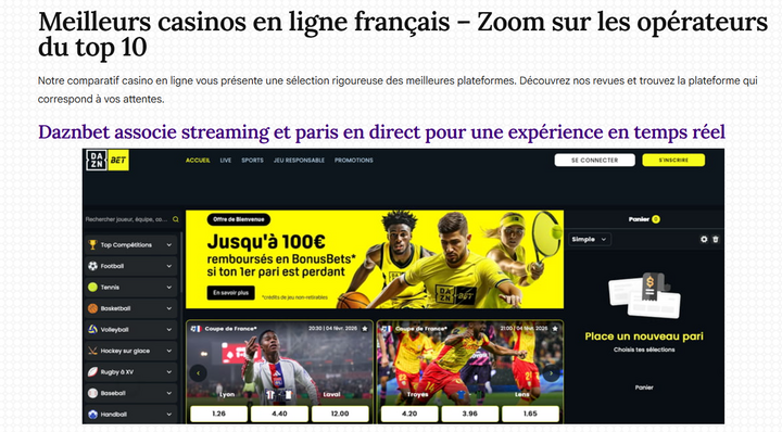 Meilleur Casino en Ligne France 2026 – Les Critères pour Choisi