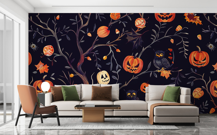Enhance Your Home's Ambiance with Stylish Halloween Wallpaper 