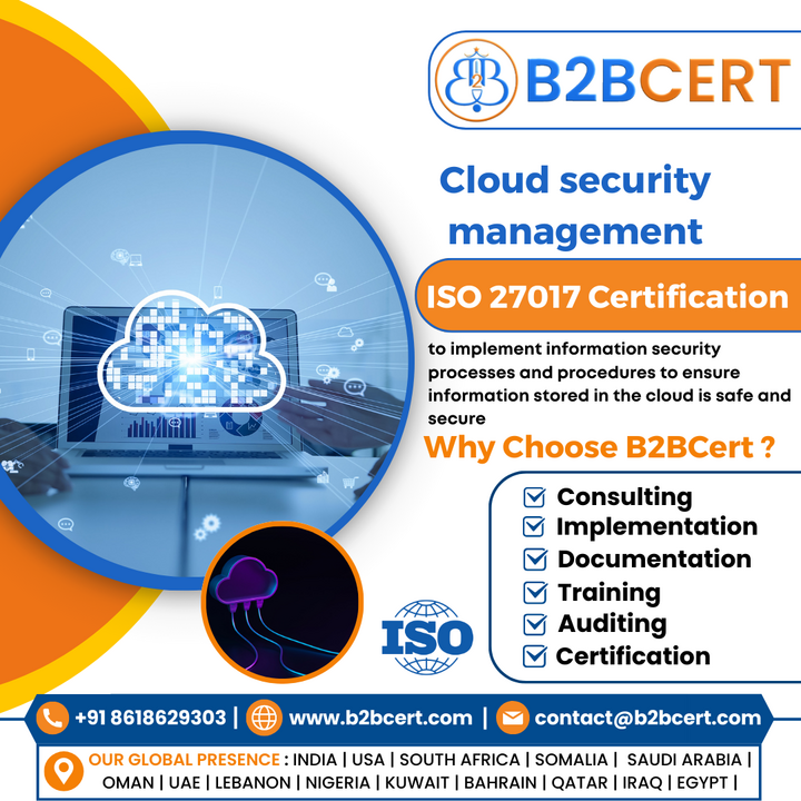 🔐 ISO 27017 Certification in Las Vegas: Elevate Cloud Security