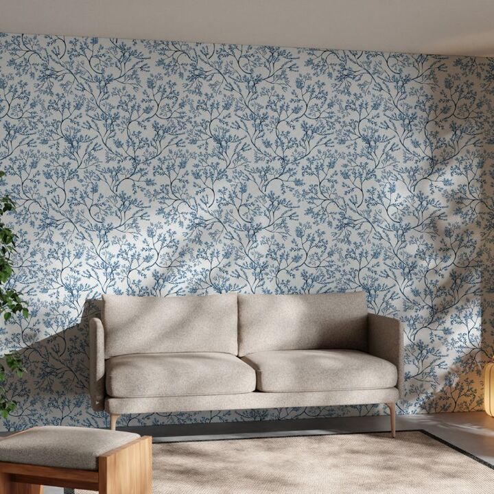 Maximalist Florals to Subtle Patterns Living Room Wallpaper 