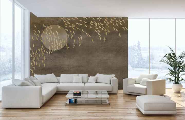 Golden Sky Wallpaper – Elegant & Modern Designs!