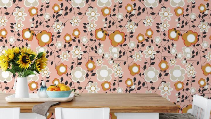Bright, Bold & Beautiful: GiffyWalls’ Preppy Wallpaper