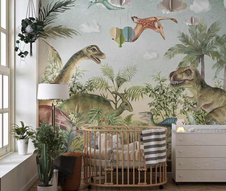Wild & Ancient: Dinosaur-Themed Wallpaper from Giffywalls
