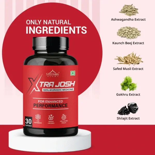 Xtra Josh Capsule for Energy & Stamina Boost – Ayurvedic Power 