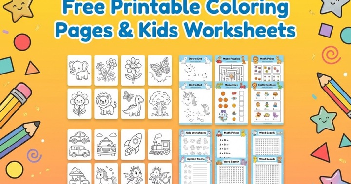 Funboxie: Free Printable Coloring Pages &amp; Kids Worksheets