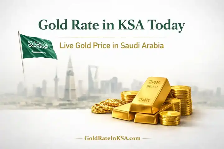Gold Rate in KSA Today – Live Gold Price in Saudi Arabia (24K, 2