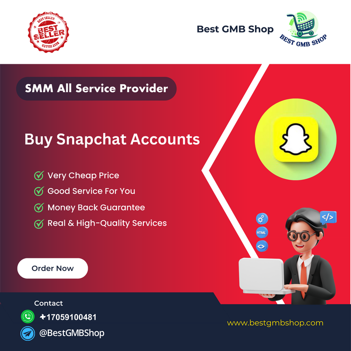 Buy Snapchat Accounts - Best GMB Shop