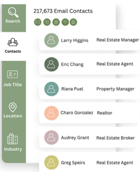 Realtors Email List USA – Verified Emails &amp; Phone Numbers