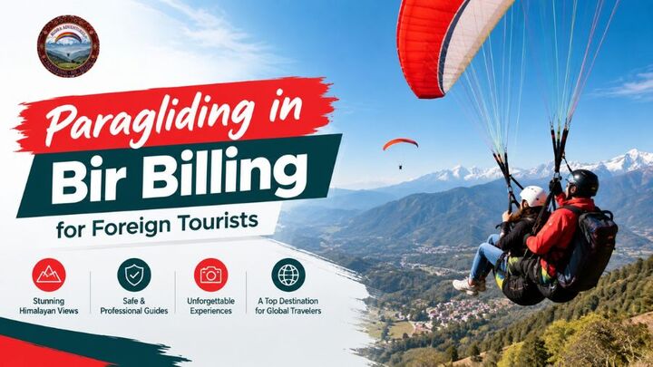 Paragliding in Bir Billing for Foreign Tourists 2026