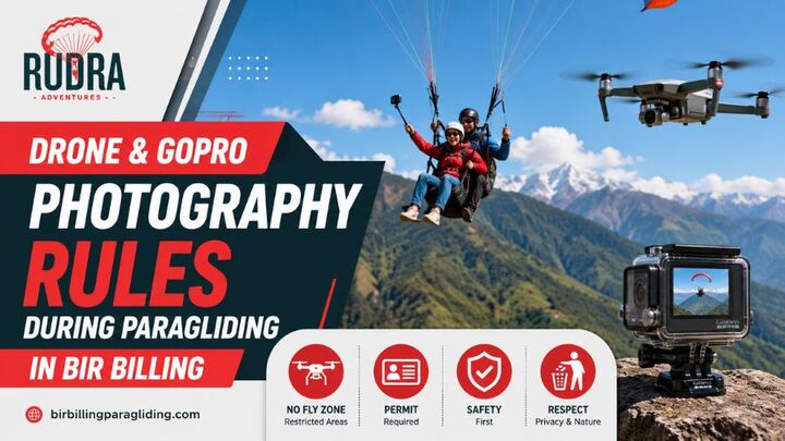 Bir Billing Paragliding: Drone and GoPro Rules Explained 2026
