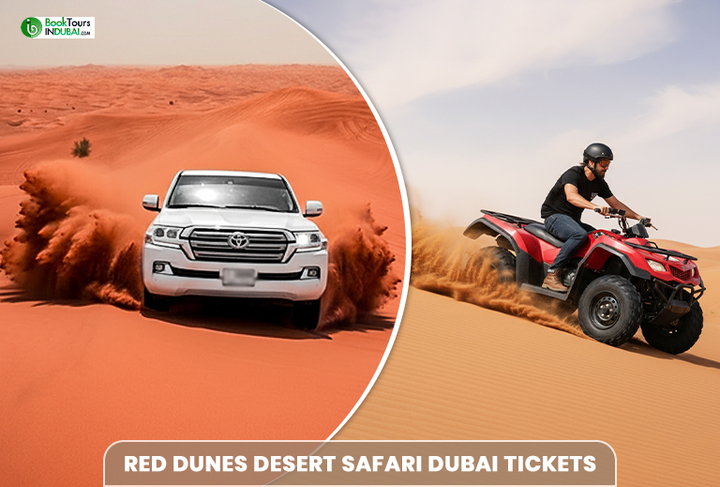 Red Dunes Desert Safari Dubai | Desert Camp &amp; Camel Riding