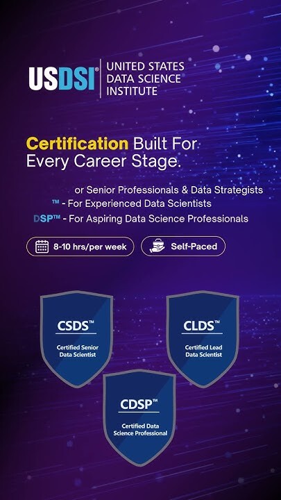 Become a Certified Data Scientist With World-Class USDSI® Certif
