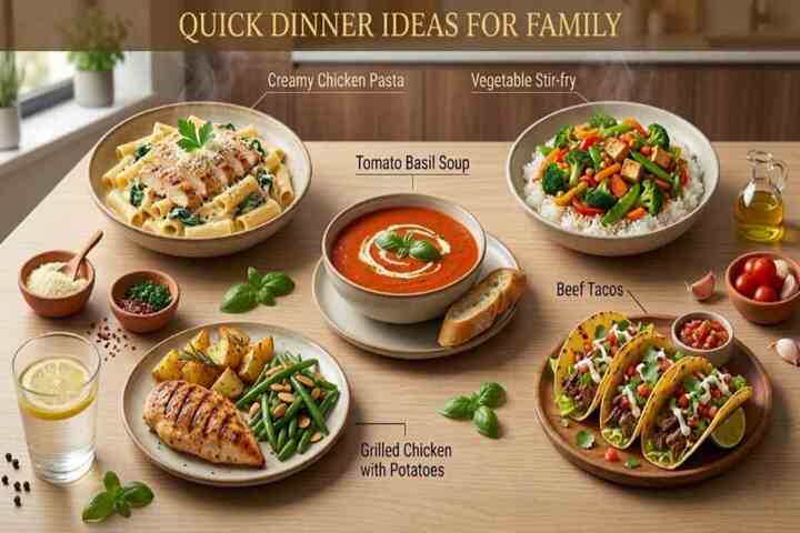 Quick Dinner Ideas for Family | Easy and Healthy Meals