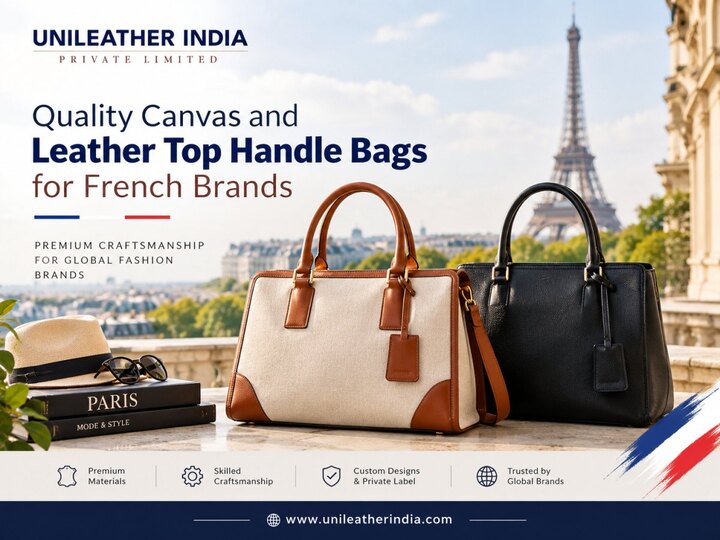 Quality Canvas and Leather Top Handle Bags for French Brands – U