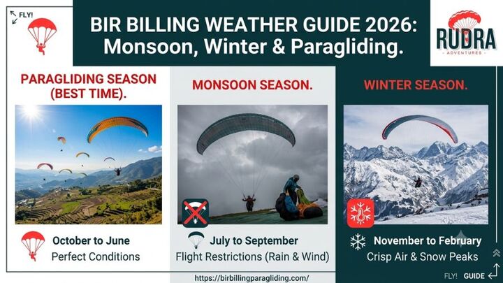 Bir Billing Weather Guide 2026: Monsoon, Winter (Month-wise)