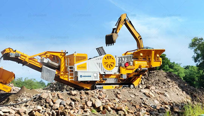 Mobile Crushing Plant for Green Mine Renovation 